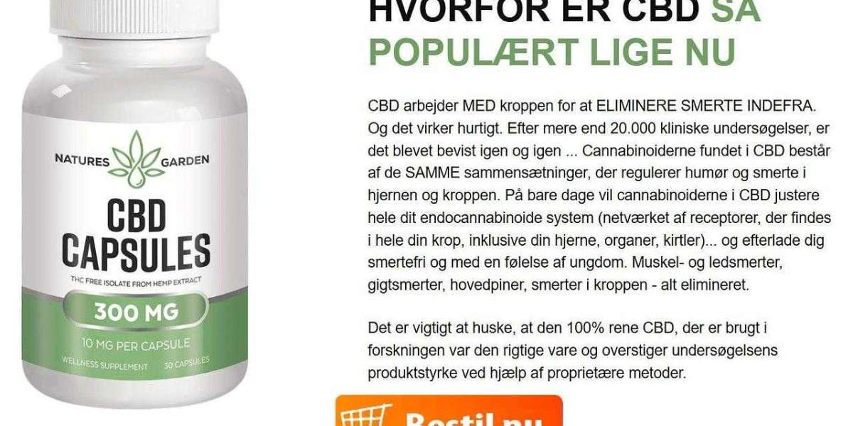 Natures Garden CBD Kapsler Pris, Anmeldelser og Købsmuligheder i Danmark 2025