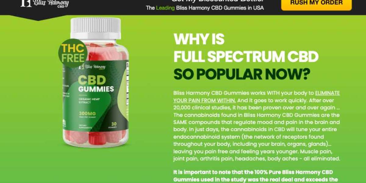Bliss Harmony CBD Gummies USA Review: Sleep and Pain Solutions