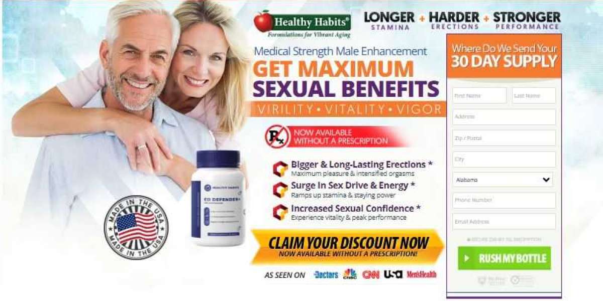 ED Defender+ Capsules: 100% Natural Ingredients - Today Sale USA
